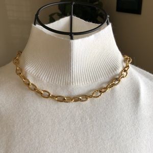 Stella & Dot Gold Chain Link Necklace Christina